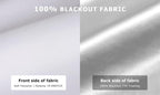LazBlinds 100% Blackout Roller Shades, No Tools No Drill Cordless Blinds - Image 2