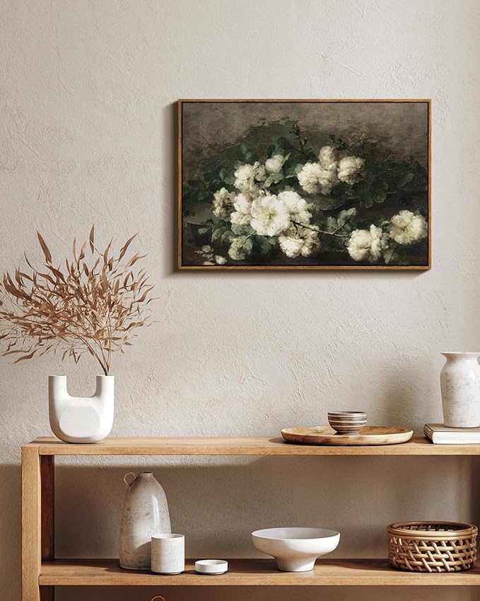 InSimSea Framed Canvas Wall Art, Vintage & Modern Farmhouse Decor, Large Wall - Image 3