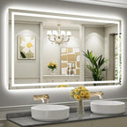 Briivue 72x40 Inch LED Bathroom Mirror by Briivuemodernmirrors