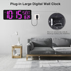 XREXS Large Digital Wall Clock - Image 7