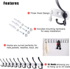 Dseap Coat Rack Wall Mount - Image 6