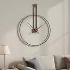 Large Wall Clock 24 Inch, Modern Silent Non-Ticking Clocks - Image 2