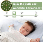 HIPPIH Wall Clock 2 Pack, 10 Inch Modern Wall Clocks Battery Operated, Non - Image 8