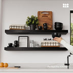 BAOBAB WORKSHOP Wood Floating Shelves - Image 2