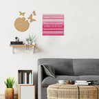 Inspirational Pink Wall Art Decor, Preppy Motivational Room Sign - Image 5
