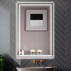 Ratsamee 24x36 Inch LED Bathroom Mirror by RATSAMEE