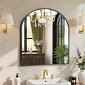 Sweetcrispy 31"x32" Arched Black Bathroom Mirrors by Sweetcrispy