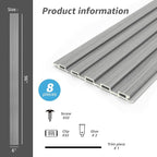 Art3d Slat Wall Panels, WPC Soundproof 3D Wall Paneling - Image 6
