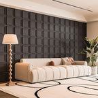 Art3d 33-Pack 3D Wall Panel for Interior Wall Décor, Diamond Textured PVC - Image 2