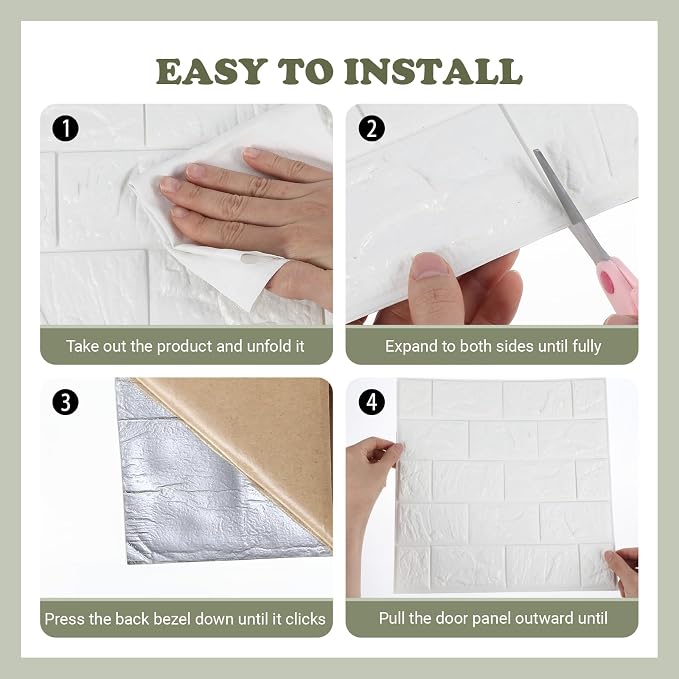 30 Pcs 3D Wall Panels Peel and Stick, Home Decoration - Image 6