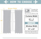 ChrisDowa Blackout Curtains 48 inches Long - Image 5