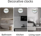 CHYLIN Wall Clock 12 Inch Bathroom Clock, Rustic Wall Clocks Battery Operated - Image 8