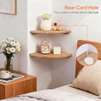 Gieanoo Floating Corner Shelves - Image 4