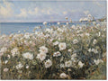 rumlud Coastal Wildflower Poster French Spring Flower Landscape Wall Art Nature by rumlud