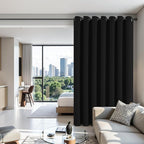 Joydeco Blackout Patio Sliding Door Curtains 84 Inches Long, Grommet Privacy - Image 3