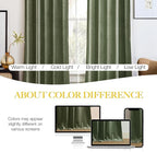 NICETOWN Sage Green Curtains 96 inches Long 2 Panels, Farmhouse and Sleek - Image 3