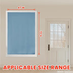 AJAZZ self Adhesive Portable 100% Blackout Curtains Simple and Easy to - Image 8