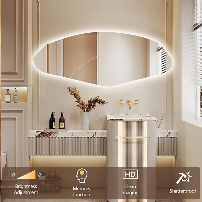 Led Mirror Full Length, Frameless Long Mirrors - Image 2