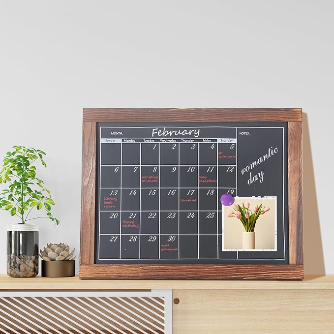 KOOLDE Chalkboard Calendar Magnetic Board Monthly Planning Board - Image 8