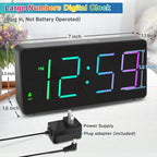 Peakeep Digital Alarm Clock for Bedroom Bedside, Extra Loud for Heavy Sleepers - Image 3