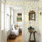 Livebor Leaf Peel and Stick Wallpaper Olive Leaf Contact Paper17.7in x 118.1in - Image 9