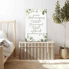 HIWX Christian Inspirational Wall Decor, Be Strong and Courageous Bible Verses - Image 3