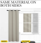 NICETOWN Natural Blackout Curtains - Image 6