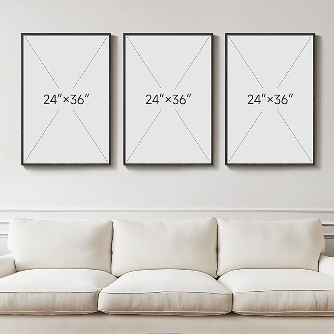 Large Framed Modern Luxury Wall Art - Image 3
