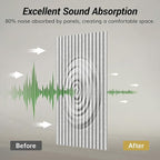 TONOR Bilayer Acoustic Panels Color Samples Pack, 3.86''x3.15''x0.72'' Adhesive - Image 4