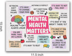 Hijie Therapy Office Mental Health Poster Canvas Wall Art - Image 2