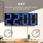 JALL 22'' Large Digital Wall Clock, Big LED Number Dispaly, Night Light - Image 4