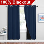 NICETOWN Full Shade Curtain Panels, Pair of Energy Smart & Noise Blocking Out - Image 2