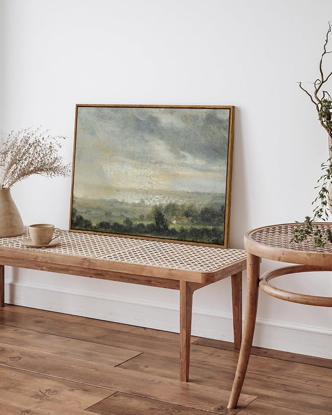 InSimSea Framed Canvas Wall Art, Vintage Decor, Modern Farmhouse, Cottagecore - Image 3
