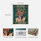 DIHSIEG Inspirational Canvas Wall Art funny bathroom wall art Print Poster - Image 2