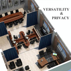 NICETOWN Privacy Room Divider Curtain Screen Partitions, Closet Door Curtain - Image 6