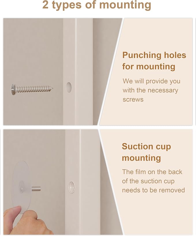 UMDONX Behind The Door Bathroom Shelf Narrow 5-Tier, Space-Saving Slim Storage - Image 5