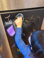 Magnetic Chalkboard Wallpaper Peel and Stick 40" x 18", Self-Adhesive - Image 2