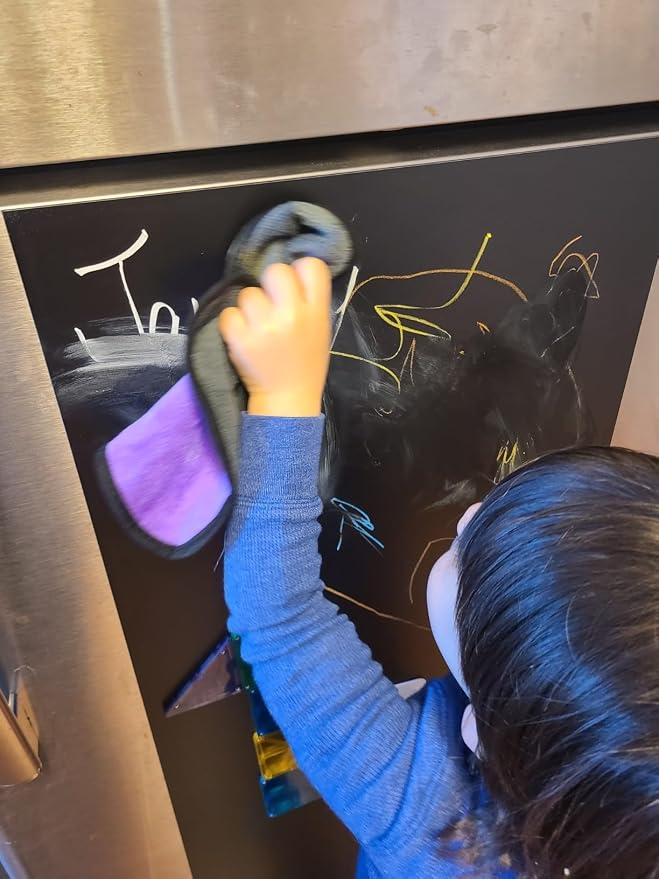 Magnetic Chalkboard Wallpaper Peel and Stick 48" x 24", Self-Adhesive - Image 2