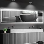 Ratsamee 96x36 Inch LED Bathroom Mirror by RATSAMEE
