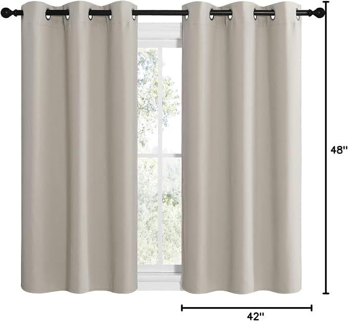 NICETOWN Kitchen Curtains for Decoration, Thermal Insulated Grommet Room - Image 10
