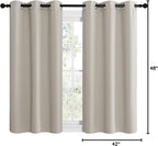 NICETOWN Kitchen Curtains for Decoration, Thermal Insulated Grommet Room - Image 10