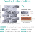 Commomy Brick Peel and Stick Tile - Image 5