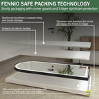 FENNIO Full Length Mirror with Lights, Free Standing Lighted Floor Mirror - Image 8