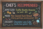 MyGift 35-Inch Wall-Mounted Chalkboard Sign, Vertical/Horizontal Hanging by MyGiftHome