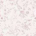 Ismoon Floral Wallpaper Peel and Stick Pink Stick on Wall Paper Vintage French by Ismoon