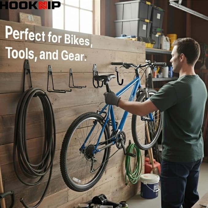 Pack 20 Garage Hooks Heavy Duty | Multi-Sized Wall Mount Tool Hangers - Image 6