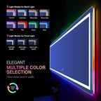 LOAAO 84"X40" LED Bathroom Mirror - Image 4