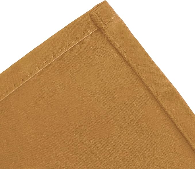 LEMOMO Blackout Curtains 52 x 84 inches Long Mustard Yellow Curtains Set of 2 - Image 7