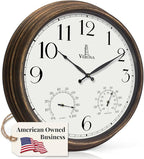 Outdoor Clocks for Patio Large Waterproof by LovelyHomeEssentials
