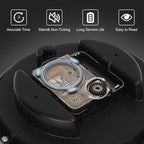 Silent Wall Clock Non Ticking, 6 Inch Wall Clocks Battery Operated, Small - Image 6